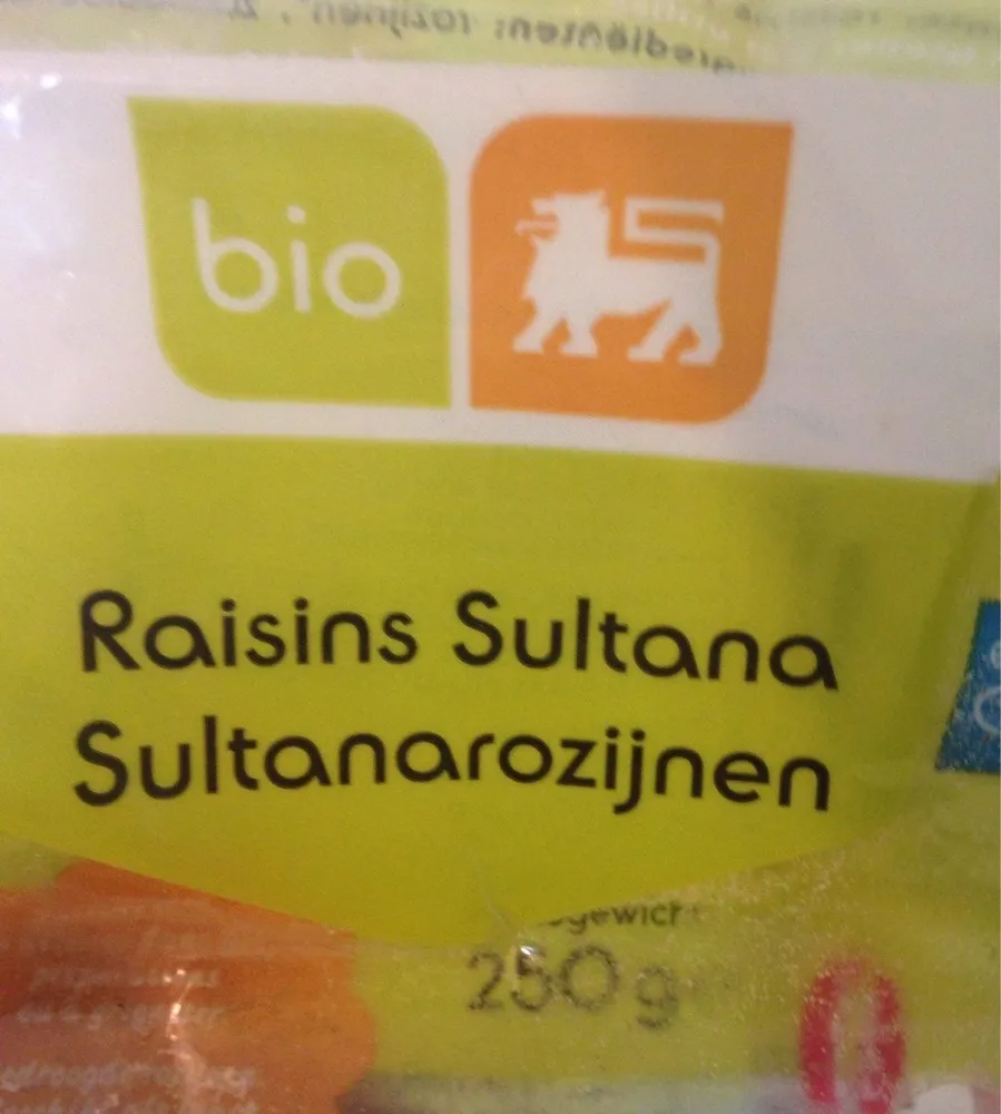 Raisins sultana