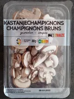 Champignons bruns coupés