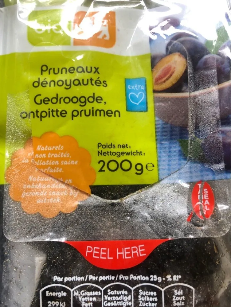 Pruneaux dénoyautés