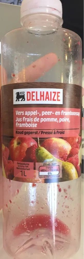 Jus de pomme, poire, framboise