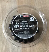 Olives noires avec noyaux