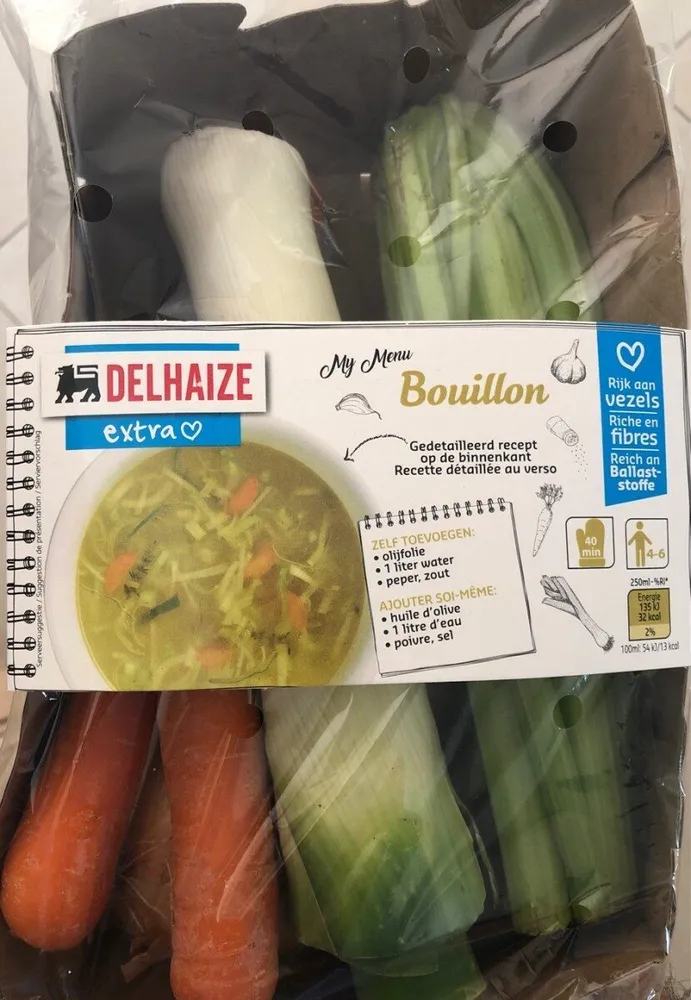 My menu bouillon