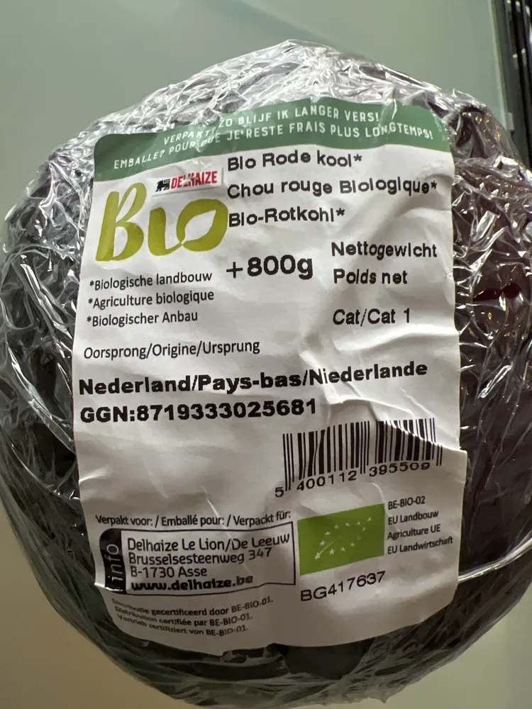 Bio Red Cabbage