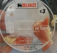 Roulades de Coppa, au fromage crémeux et aux figues