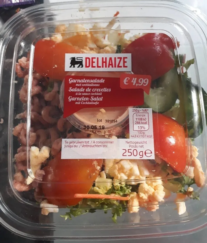 Salade de crevettes