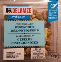 Pistaches décortiquées