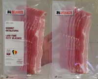 Lard fumé en tranche