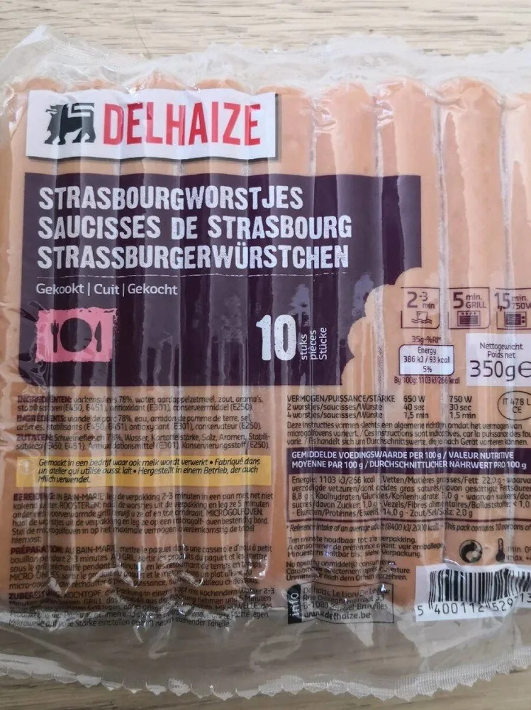 Saucisses de Strasbourg