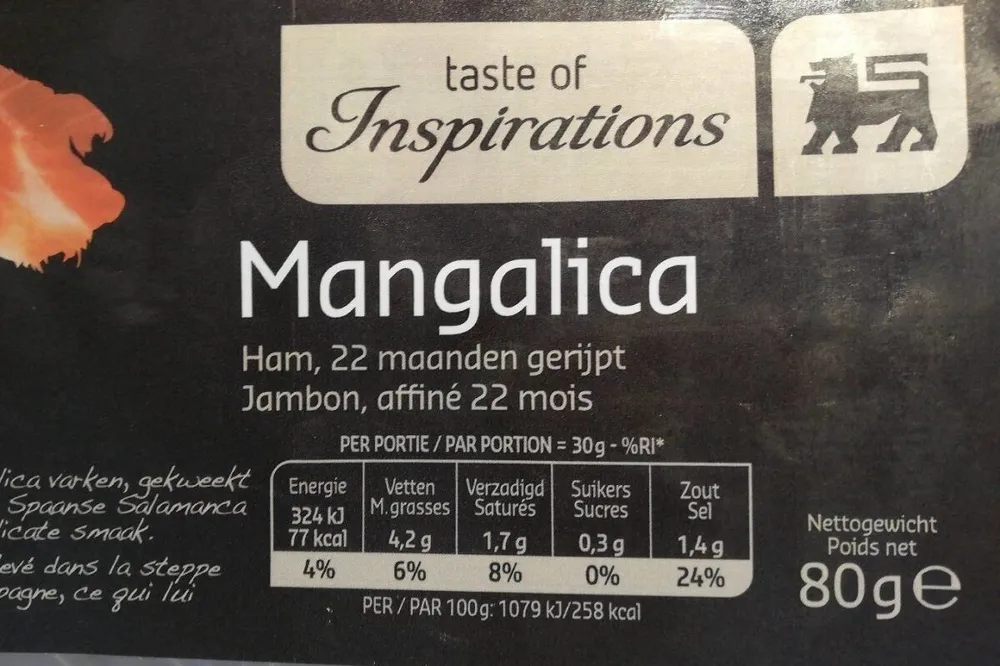 Jambon affiné 22 mois Mangalica