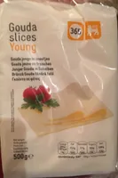Gouda slices young