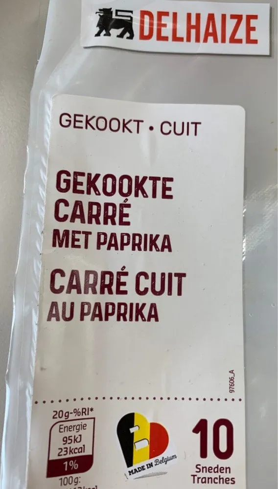 Carré cuit au paprika