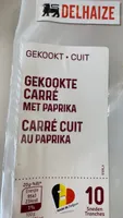 Carré cuit au paprika