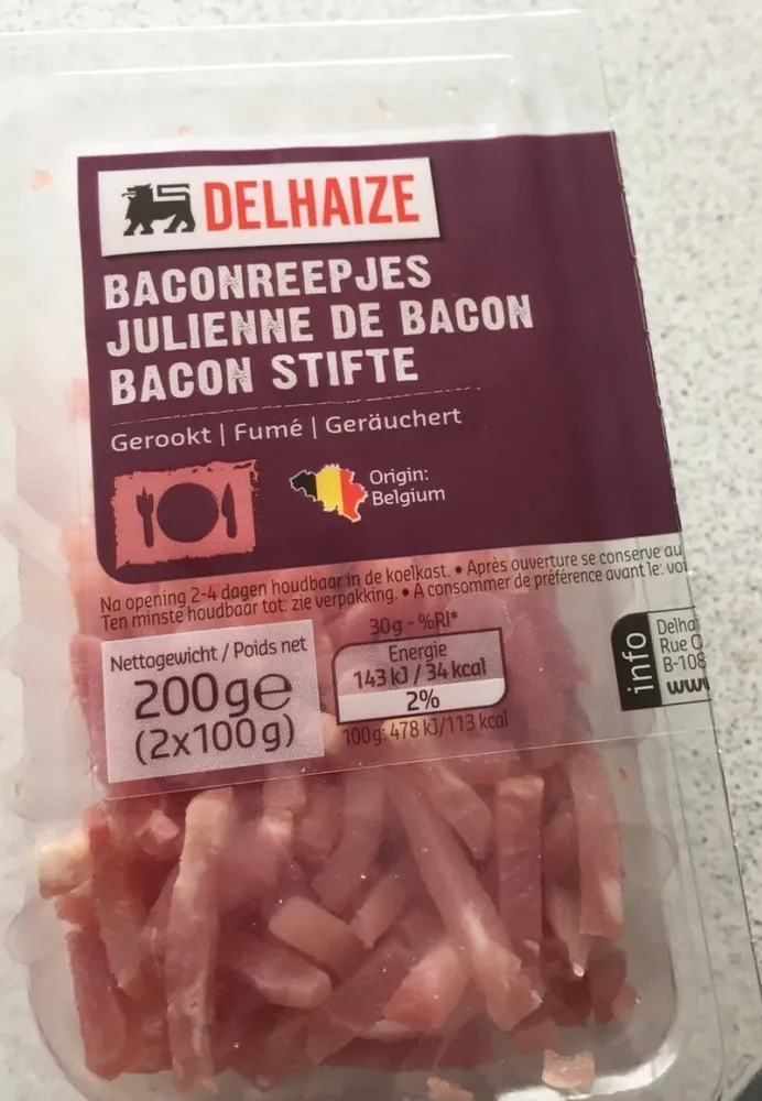 Julienne de Bacon