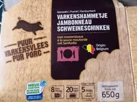 Jambonneau fumé sauce moutarde