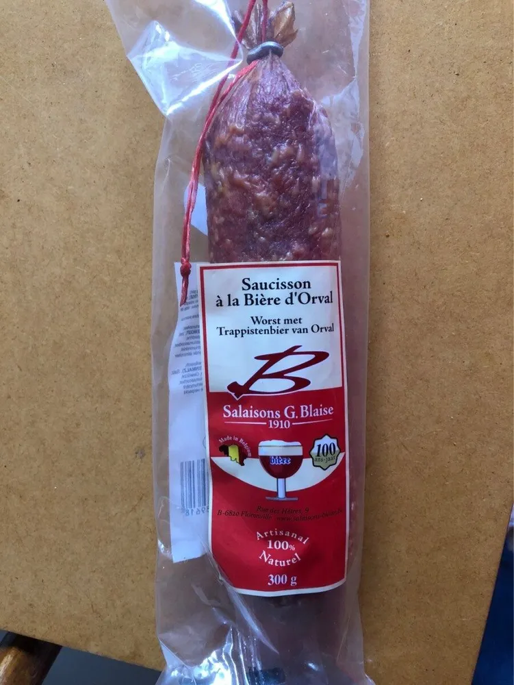 Saucisson à la bière d'Orval