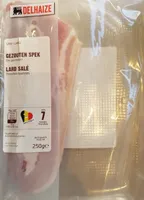 Lard salé en tranches épaisses