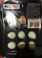 Oeuf de caille cuits