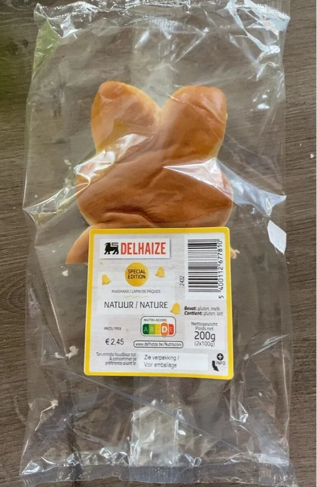 Lapin de Pâques nature