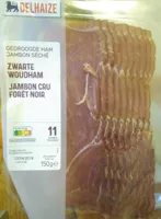 Zwarte woudham / Jambon cru forêt noir