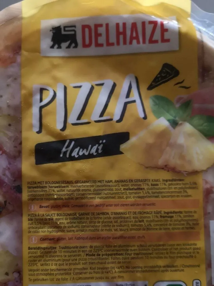 Delhaize pizza hawai