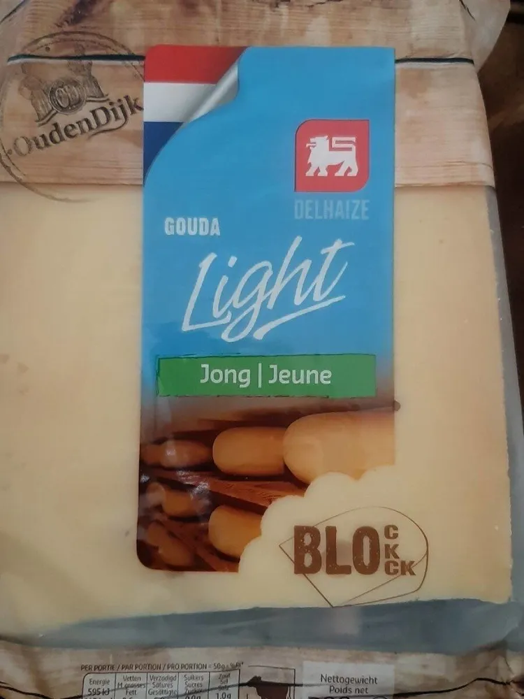 Gouda light jeune bloc