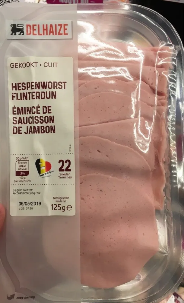 Emincé de saucisson de jambon