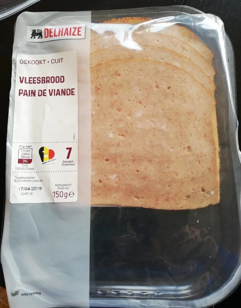 Pain de viande cuit