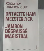Jambon dégraissé magistral
