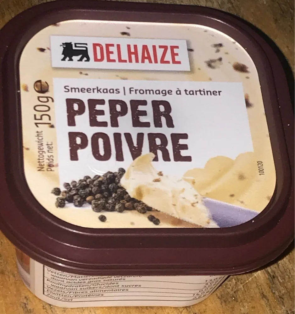 Fromage à tartiner au poivre