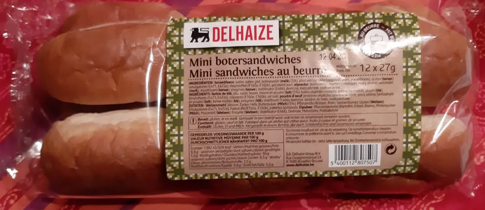 Mini sandwiches au beurre
