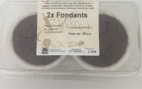 2 fondants au chocolat