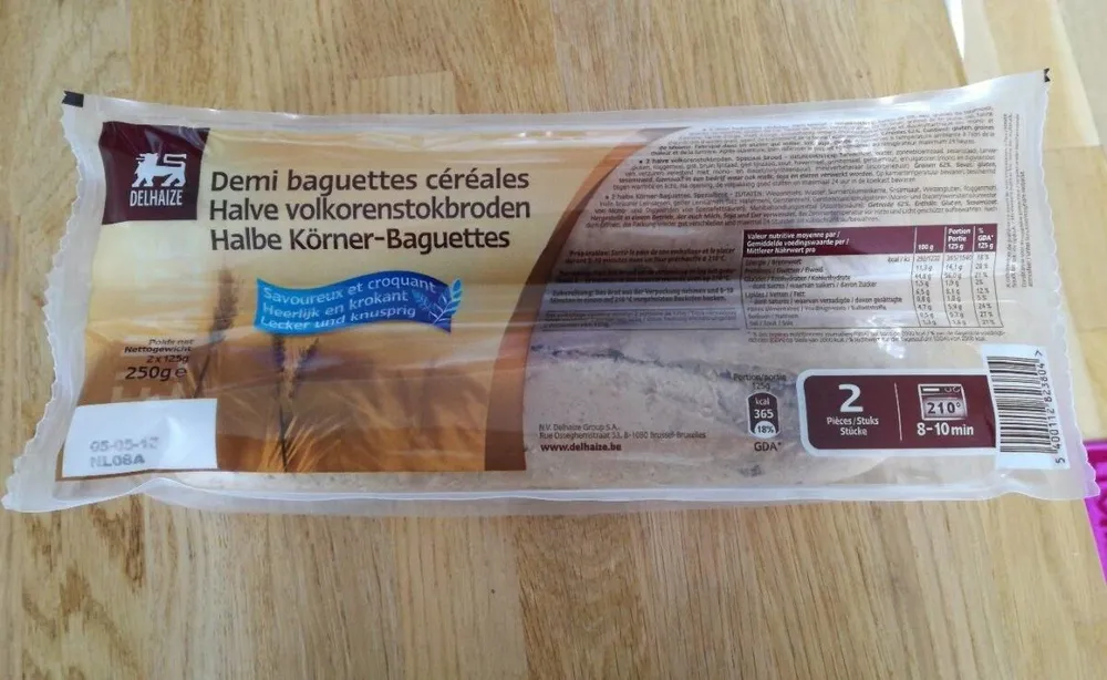 Demi baguettes céréales