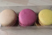 Trio macarons
