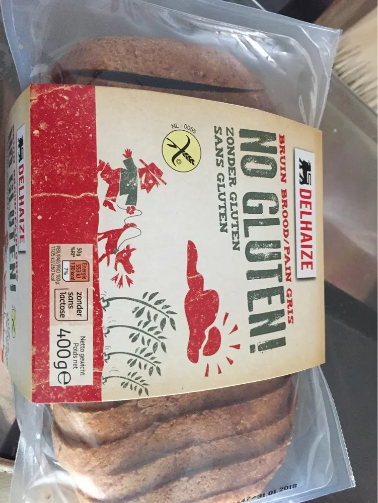 Pain gris sans gluten