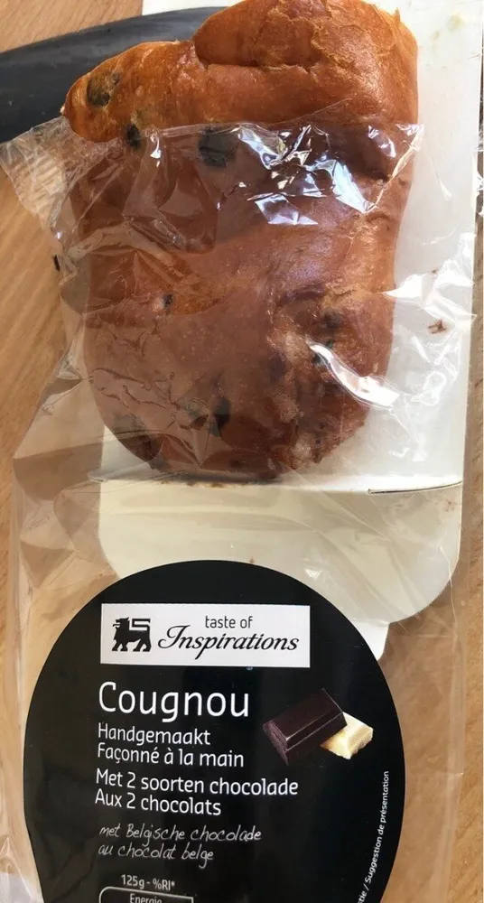 Cougnou faconné à la main au 2 chocolat