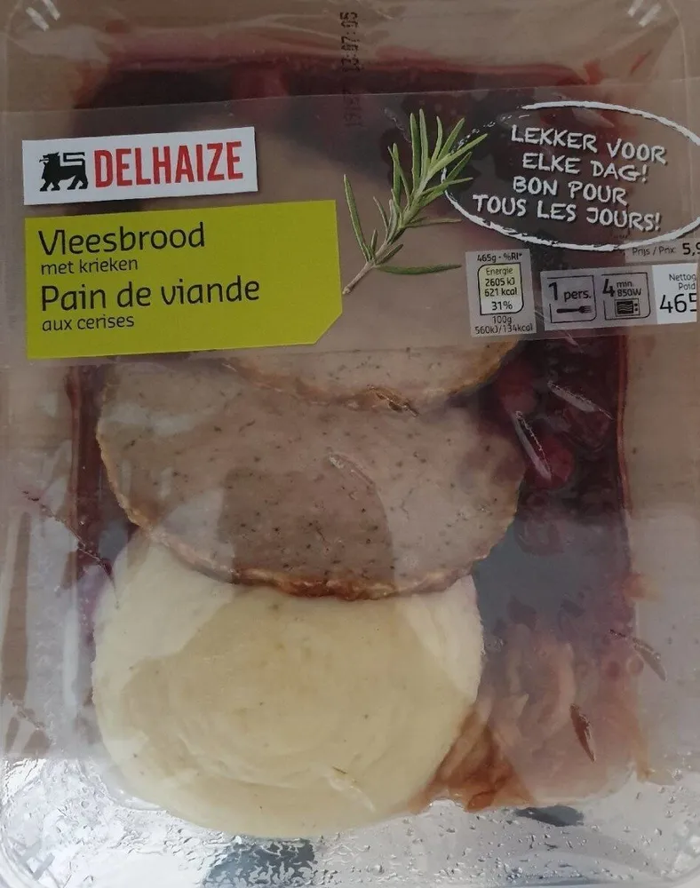 Pain de viande aux cerises