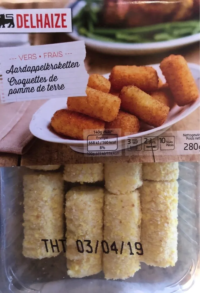 Croquette de pomme de terre