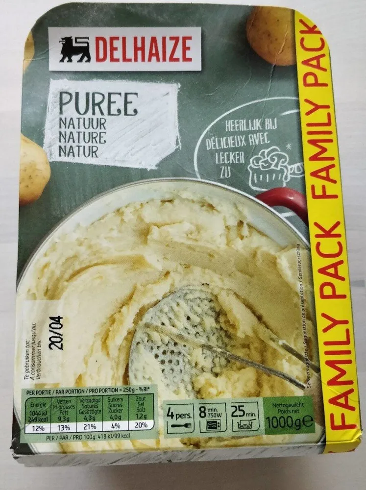 Purée nature