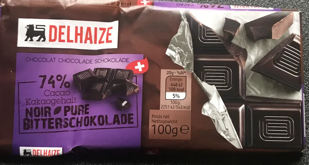 Chocolat Noir 74% Cacao