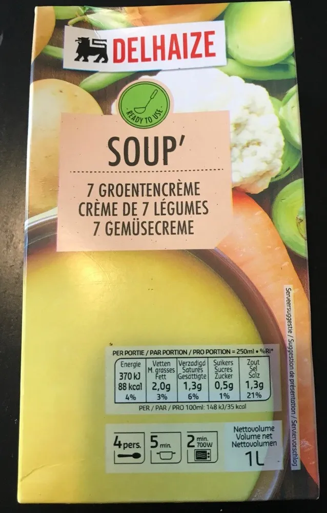 Soup'Velouté de légumes