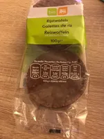 Galettes de riz au chocolat au lait, bio
