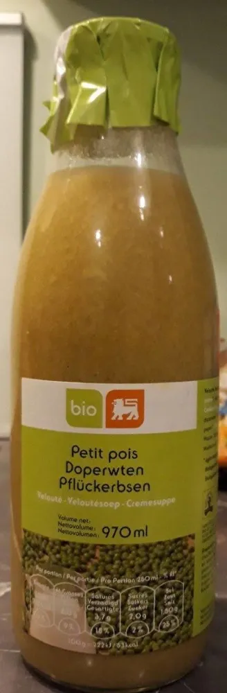 Velouté petits pois