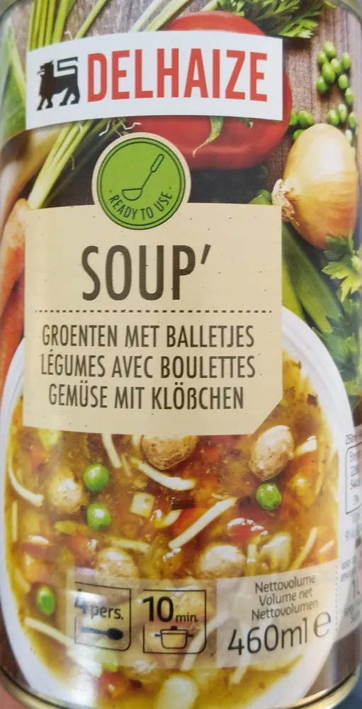 Soup' légumes avec boulettes