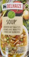 Soup' légumes avec boulettes