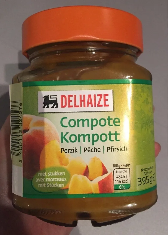 Compote pêche