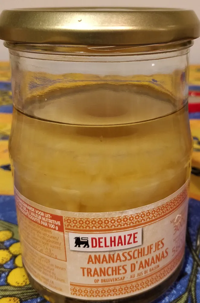 tranches d'ananas
