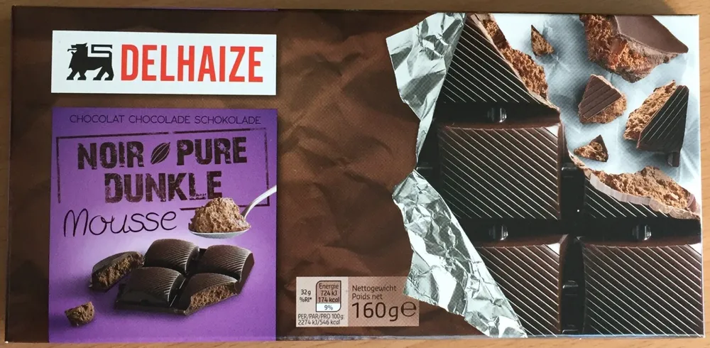 Chocolat noir mousse