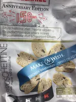 Bruschettine aux olives noires