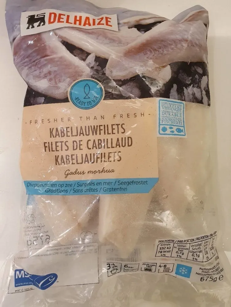 Filets de cabillaud