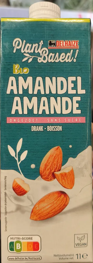 Boisson végétale à base d’amande sans sucre